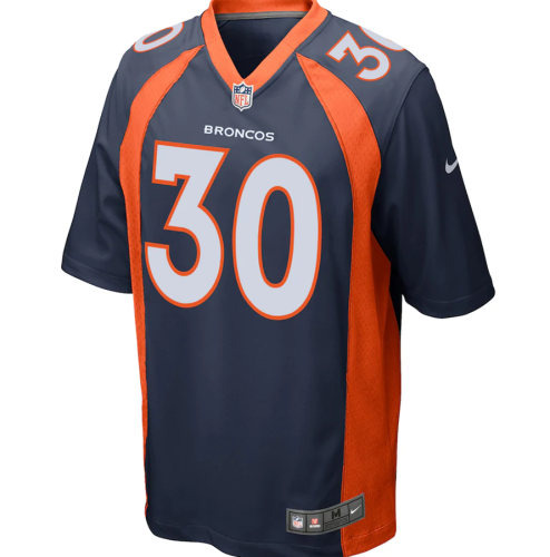 Popular Men's Phillip Lindsay #30 Denver Broncos American Football Jersey Stitched