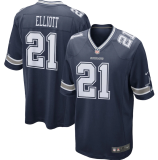 Popular Men's Ezekiel Elliott #21 Dallas Cowboys American Football Jersey Stitched
