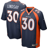 Popular Men's Phillip Lindsay #30 Denver Broncos American Football Jersey Stitched