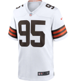 Popular Men's Myles Garrett #95 Cleveland Browns American Football Jersey Stitched 