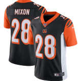 Popular Men's Joe Mixon #28 Chicago Bears American Football Jersey Stitched Black 