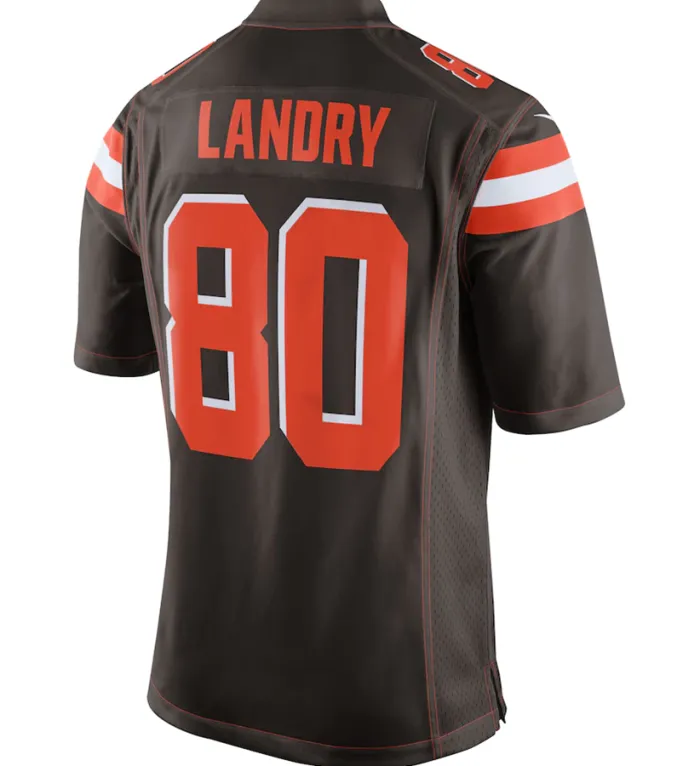 Popular Men's Jarvis Landry #80 Cleveland Browns American Football Jersey Stitched 