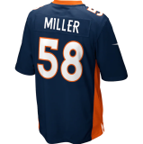 Popular Men's Von Miller #58 Denver Broncos American Football Jersey Stitched