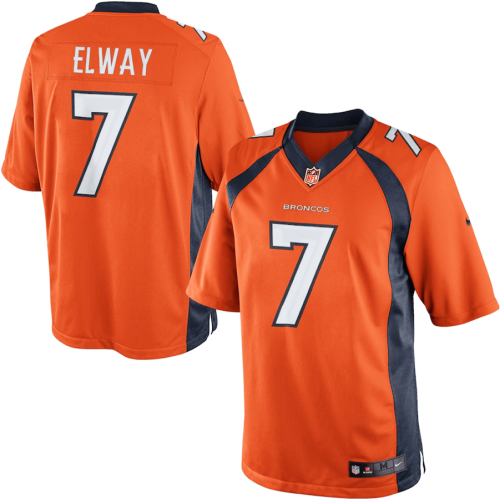 Popular Men's John Elway #7 Denver Broncos American Football Jersey Stitched