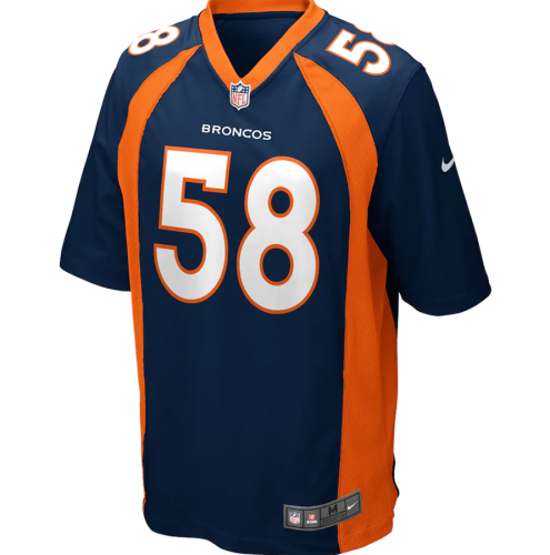 Popular Men's Von Miller #58 Denver Broncos American Football Jersey Stitched