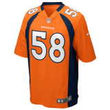 Popular Men's Von Miller #58 Denver Broncos American Football Jersey Stitched