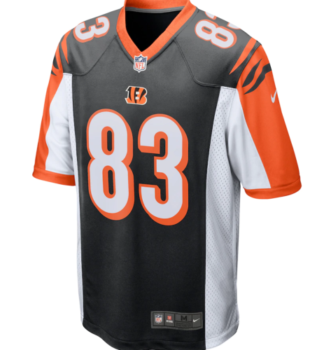 Popular Men's Tyler Boyd #83 Black Chicago Bears American Football Jersey Stitched 