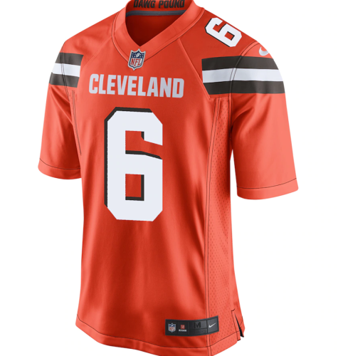 Popular Men's Baker Mayfield #6 Cleveland Browns American Football Jersey Stitched 