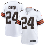 Popular Men's Nick Chubb #24 Cleveland Browns American Football Jersey Stitched 