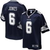 Popular Men's Chris Jones #6 Navy Blue Dallas Cowboys American Football Jersey Stitched