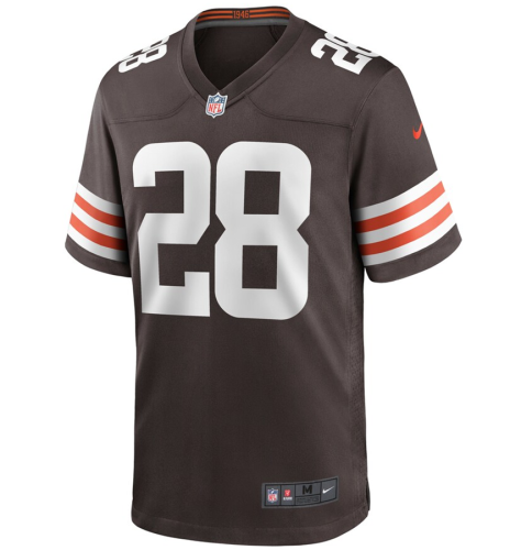 Popular Men's Kevin Johnson #28 Cleveland Browns American Football Jersey Stitched 
