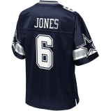 Popular Men's Chris Jones #6 Navy Blue Dallas Cowboys American Football Jersey Stitched