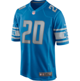 Popular Men's Barry Sanders #20 Blue Detroit Lions American Football Jersey Stitched