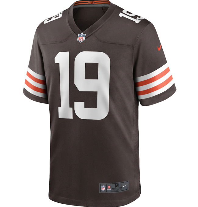 Popular Men's Bernie Kosar #19 Cleveland Browns American Football Jersey Stitched 