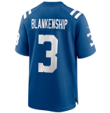 Hot Sale Men's Rodrigo Blankenship #3 Indianapolis Colts American Football Jersey Stitched