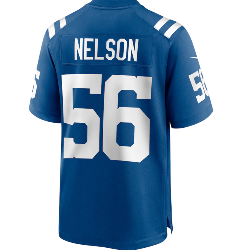 Hot Sale Men's Quenton Nelson #56 Indianapolis Colts American Football Jersey Stitched