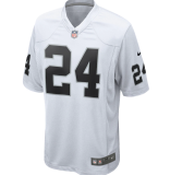 Hot Sale Marshawn Lynch #24 White Las Vegas Raiders American Football Jersey Stitched