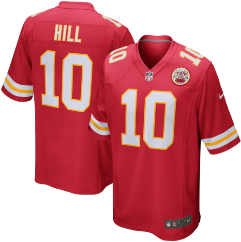 Hot Sale Tyreek Hill #10 Red Kansas City Chiefs American Football Jersey Stitched