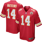 Hot Sale Sammy Watkins #14 Red Kansas City Chiefs American Football Jersey Stitched