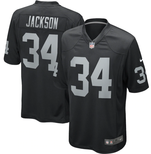 Hot Sale Bo Jackson #34 Las Vegas Raiders American Football Jersey Stitched