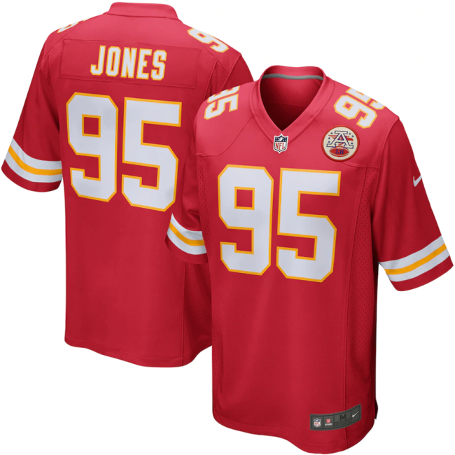 Hot Sale Chris Jones #95 Kansas City Chiefs American Football Jersey Stitched