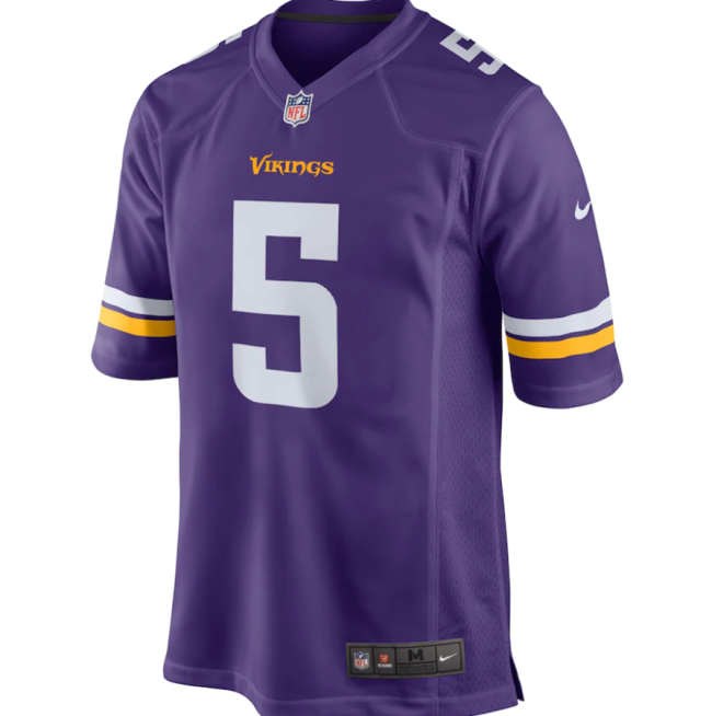 Hot Sale Teddy Bridgewater #5 Minnesota Vikings American Football Jersey Stitched