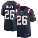 Hot Sale Sony Michel #26 New England Patriots American Football Jersey Stitched