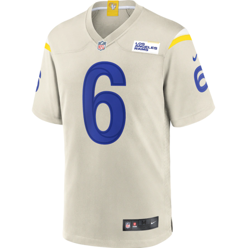 Hot Sale Johnny Hekker #6 Los Angeles Rams American Football Jersey Stitched