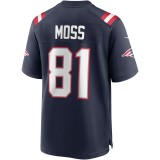 Hot Sale Randy Moss #81 New England Patriots American Football Jersey Stitched
