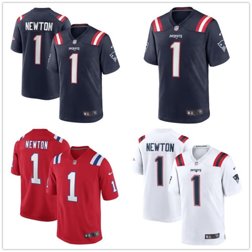 Hot Sale Cam Newton #1 New England Patriots American Football Jersey Stitched