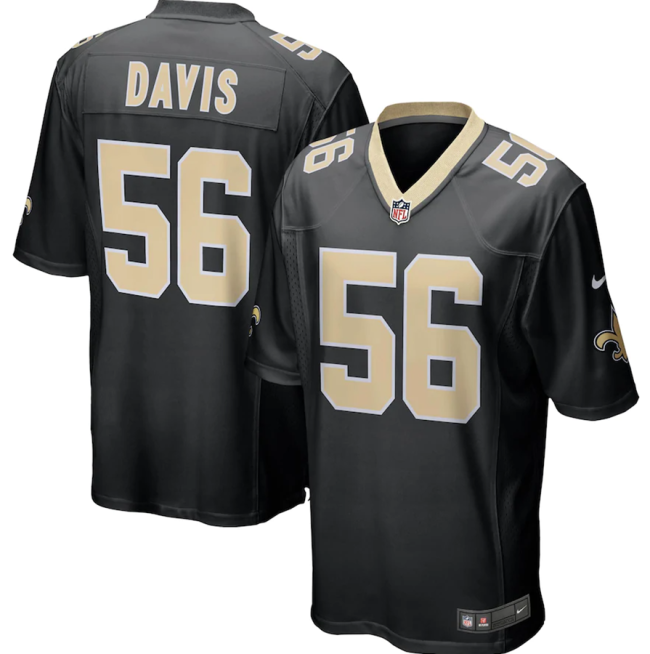 Hot Sale Demario Davis #56 New Orleans Saints American Football Jersey Stitched