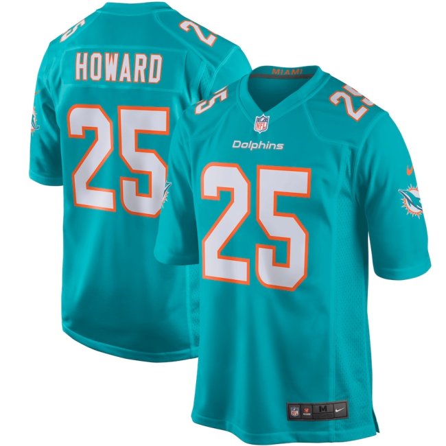 Hot Sale Xavien Howard #25 Miami Dolphins American Football Jersey Stitched