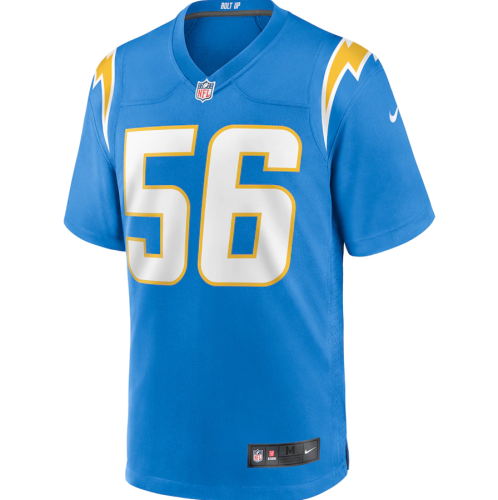 Hot Sale Kenneth Murray #56 Los Angeles Chargers American Football Jersey Stitched