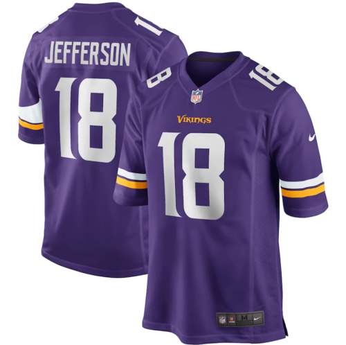 Hot Sale Justin Jefferson #18 Minnesota Vikings American Football Jersey Stitched