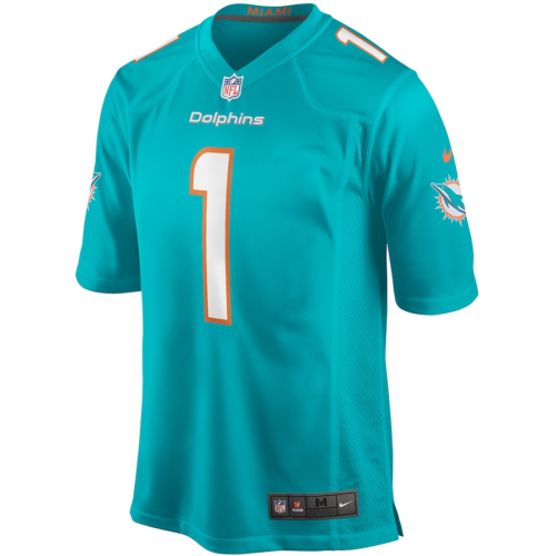 Hot Sale Tua Tagovailoa #1 Miami Dolphins American Football Jersey Stitched