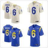 Hot Sale Johnny Hekker #6 Los Angeles Rams American Football Jersey Stitched