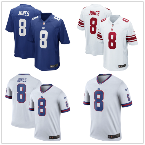 Hot Sale Daniel Jones #8 New York Giants American Football Jersey Stitched 