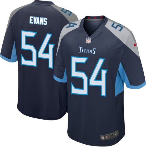 Hot Sale Rashaan Evans #54 Tennessee Titans American Football Jersey Stitched