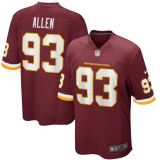 Hot Sale Jonathan Allen #93 Washington Football Team American Football Jersey Stitched