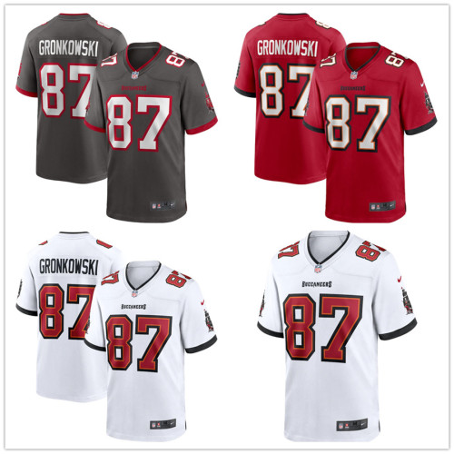 Hot Sale Rob Gronkowski #87 Tampa Bay Buccaneers American Football Jersey Stitched