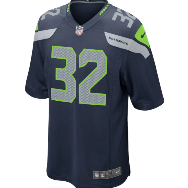 Hot Sale Chris Carson #32 Seattle Seahawks American Football Jersey Stitched