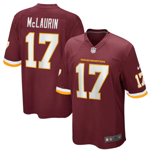 Hot Sale Terry McLaurin #17 red Washington Football Team American Football Jersey Stitched