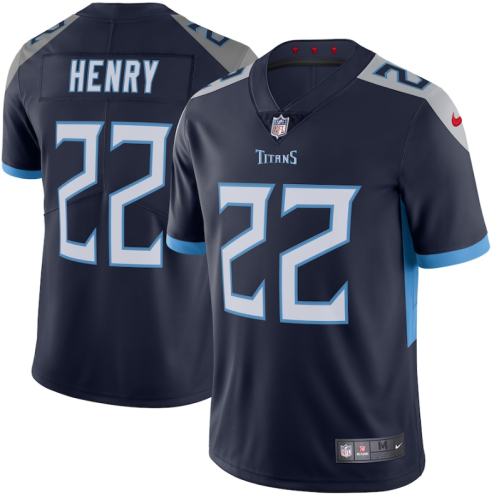 Hot Sale Derrick Henry #22 Tennessee Titans American Football Jersey Stitched