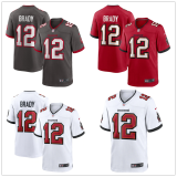 Hot Sale Tom Brady #12 Tampa Bay Buccaneers American Football Jersey Stitched
