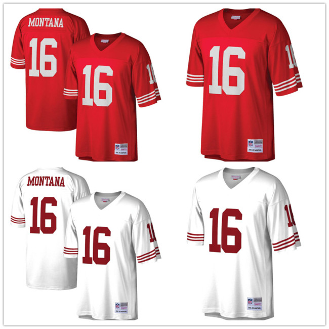 Hot Sale Montana Mitchell #16 San Francisco 49ers American Football Jersey Stitched