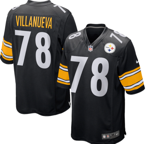 Hot Sale Alejandro Villanueva #78 Pittsburgh Steelers American Football Jersey Stitched