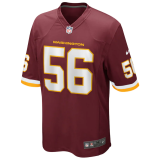 Hot Sale Reuben Foster #56 red Washington Football Team American Football Jersey Stitched