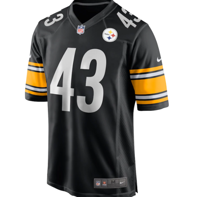 Hot Sale Troy Polamalu #43 Pittsburgh Steelers American Football Jersey Stitched