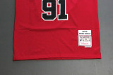 Retro Popular Dennis Rodman #91 Chicago Bulls Basketball Jersey 