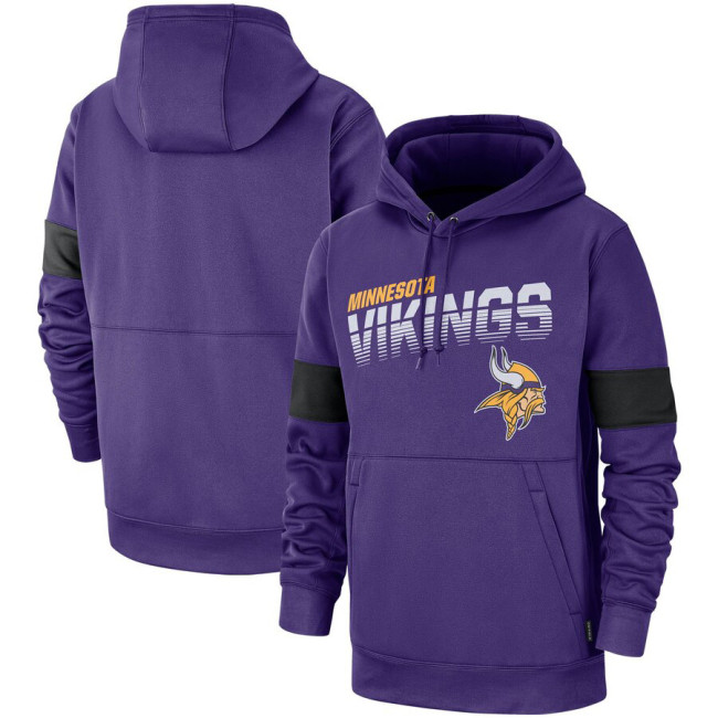 Hot Sale Spring and Autumn New Minnesota Vikings Hooded Sweater Men